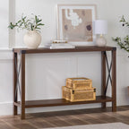 Middlebrook 46-inch X-frame Farmhouse Entry Table