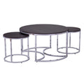 Tavolino nidificabile rotondo a 3 pezzi Henderson di SEI Furniture