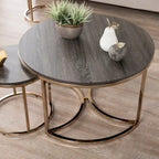 Tavolino nidificabile rotondo a 3 pezzi Henderson di SEI Furniture