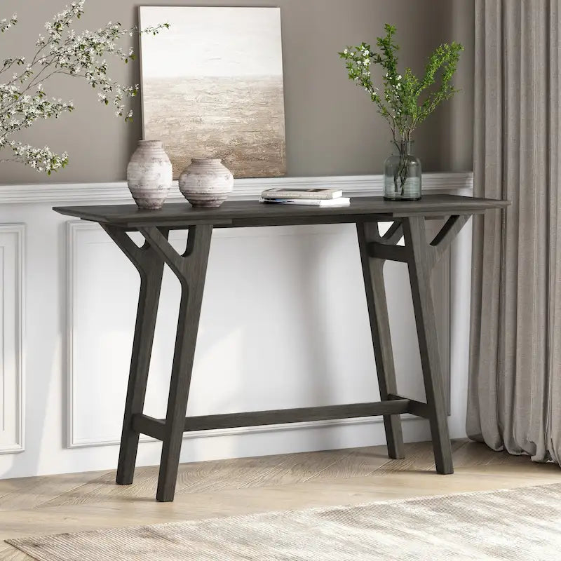 Consolle Divo in legno di gomma di Christopher Knight Home