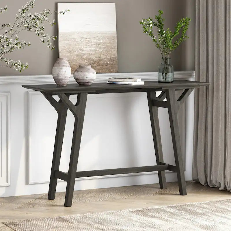 Consolle Divo in legno di gomma di Christopher Knight Home