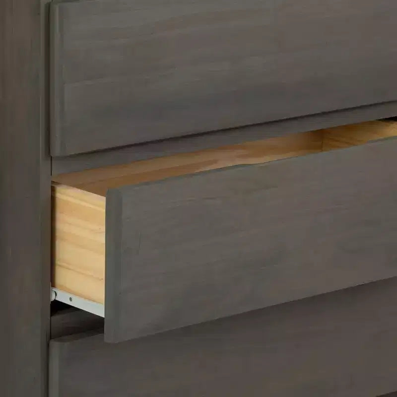 Cassettiera a 6 cassetti in legno massello stile rustico