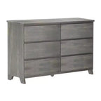 Cassettiera a 6 cassetti in legno massello stile rustico