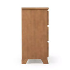 Cassettiera a 6 cassetti in legno massello stile rustico