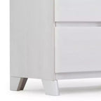 Cassettiera a 6 cassetti in legno massello stile rustico