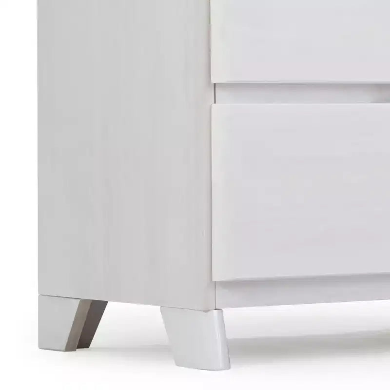 Cassettiera a 6 cassetti in legno massello stile rustico