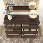 Cassettiera a 6 cassetti in legno massello stile rustico