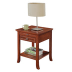 Convenience Concepts American Heritage Logan Tavolino Finale con 1 Cassetto e Ripiano Estraibile