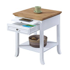 Convenience Concepts American Heritage Logan Tavolino Finale con 1 Cassetto e Ripiano Estraibile