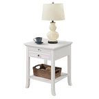 Convenience Concepts American Heritage Logan Tavolino Finale con 1 Cassetto e Ripiano Estraibile