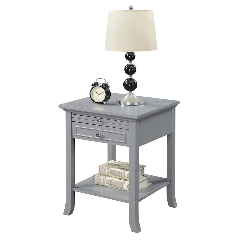 Convenience Concepts American Heritage Logan Tavolino Finale con 1 Cassetto e Ripiano Estraibile
