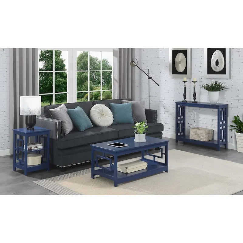 Convenience Concepts Tavolo Consolle Town Square con Ripiano