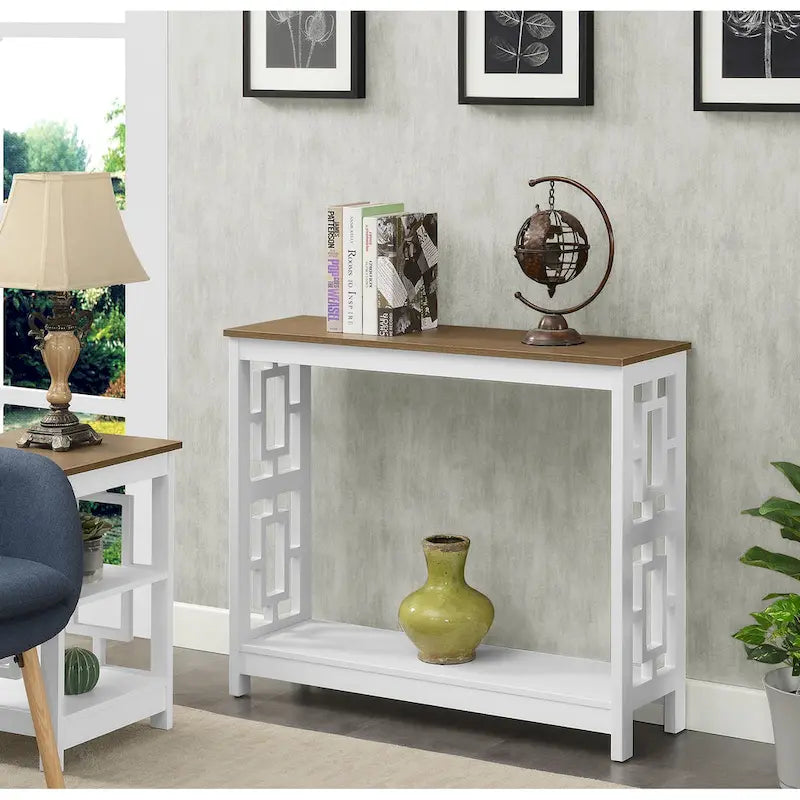 Convenience Concepts Tavolo Consolle Town Square con Ripiano