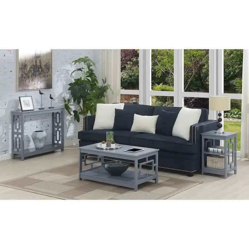 Convenience Concepts Tavolo Consolle Town Square con Ripiano
