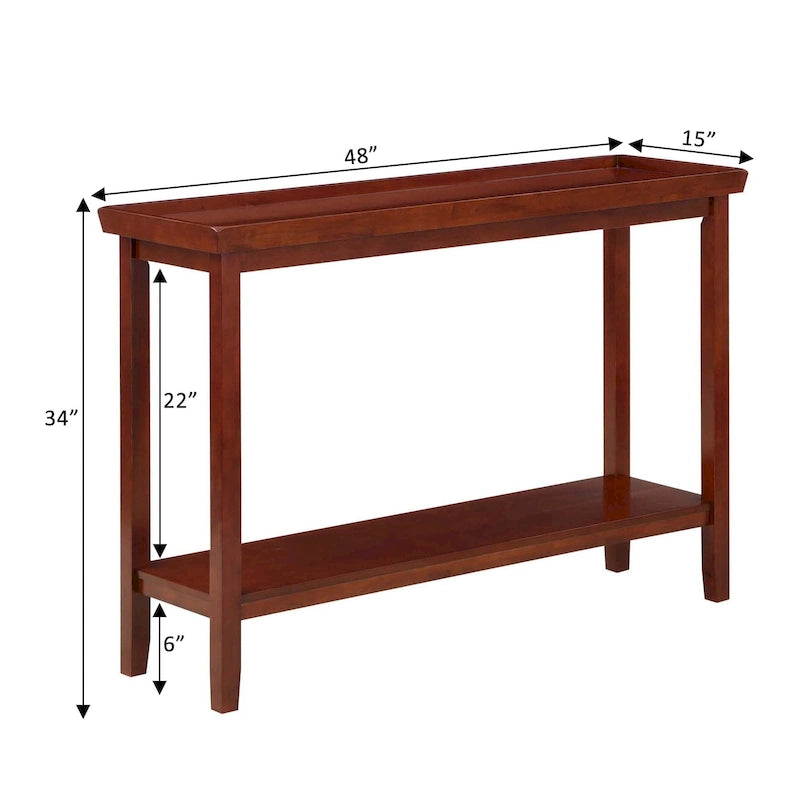 Console Ledgewood avec étagère de Convenience Concepts