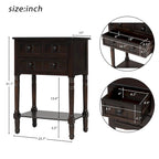 Consolle con 3 cassetti e ripiano inferiore Copper Grove Colby