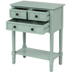 Consolle con 3 cassetti e ripiano inferiore Copper Grove Colby