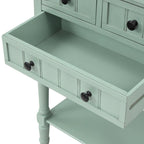 Consolle con 3 cassetti e ripiano inferiore Copper Grove Colby