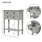Consolle con 3 cassetti e ripiano inferiore Copper Grove Colby