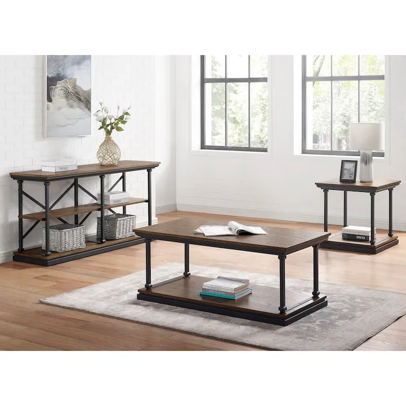 Tavolino Marcin Transitional da 24 pollici a 1 ripiano di Furniture of America