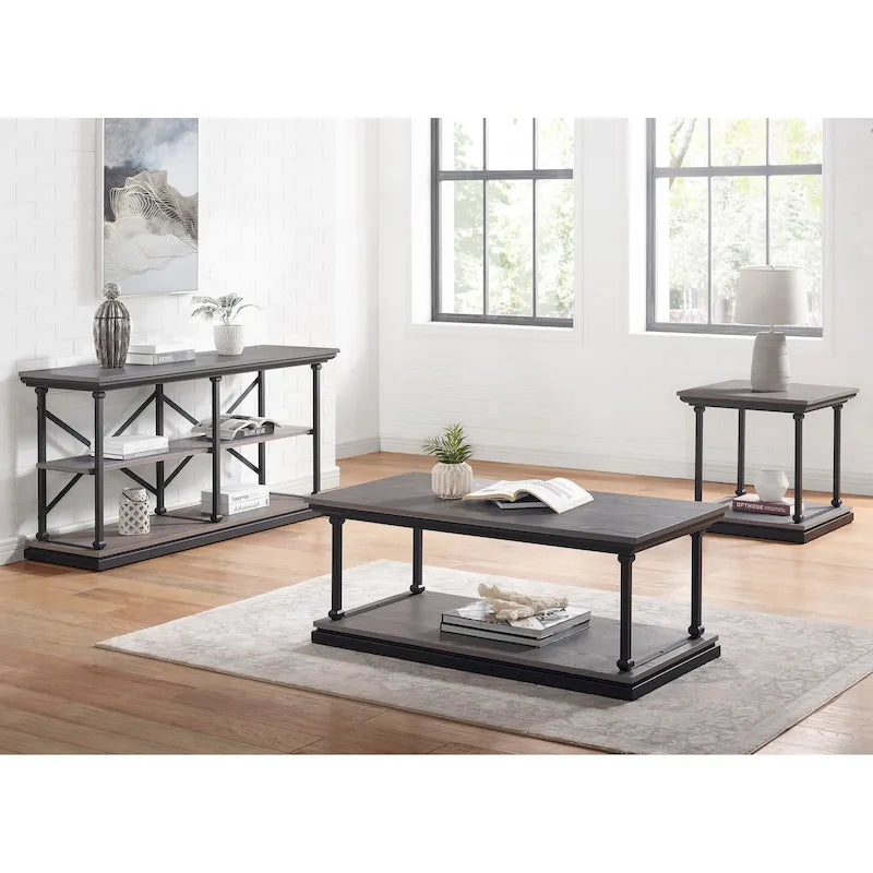 Tavolino Marcin Transitional da 24 pollici a 1 ripiano di Furniture of America