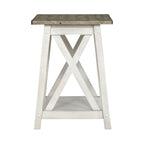 Table d'appoint Laurel Bluff Blanc antique