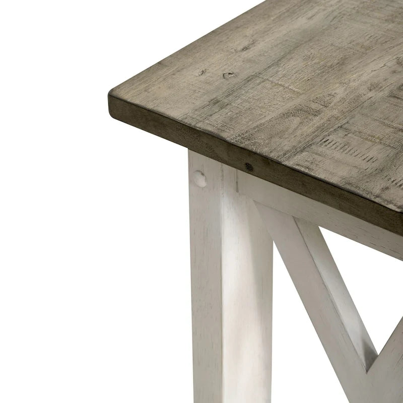 Table d'appoint Laurel Bluff Blanc antique