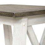 Table d'appoint Laurel Bluff Blanc antique