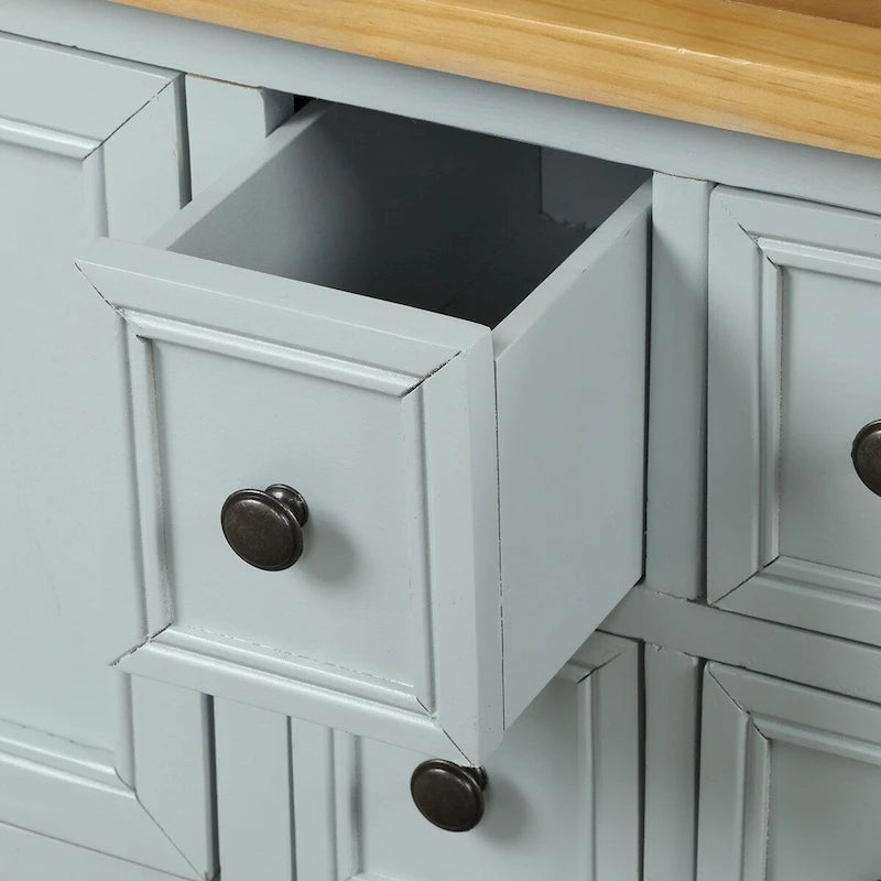 Table console bahut moderne avec étagère inférieure