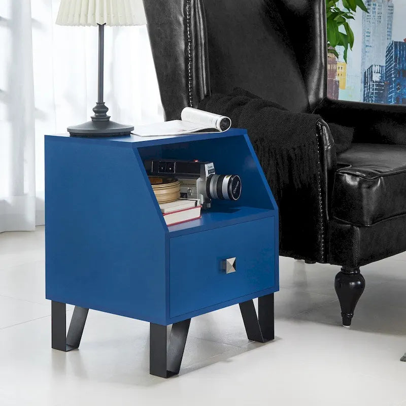 Tavolino con 1 ripiano Kara Contemporary da 16 pollici di Furniture of America