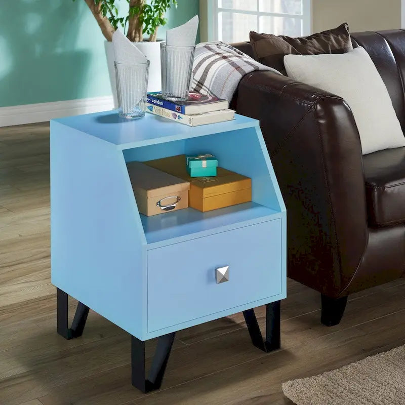 Tavolino con 1 ripiano Kara Contemporary da 16 pollici di Furniture of America