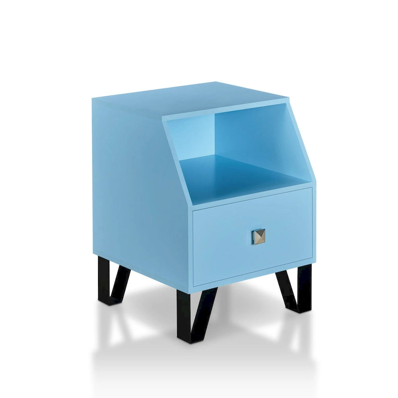 Tavolino con 1 ripiano Kara Contemporary da 16 pollici di Furniture of America