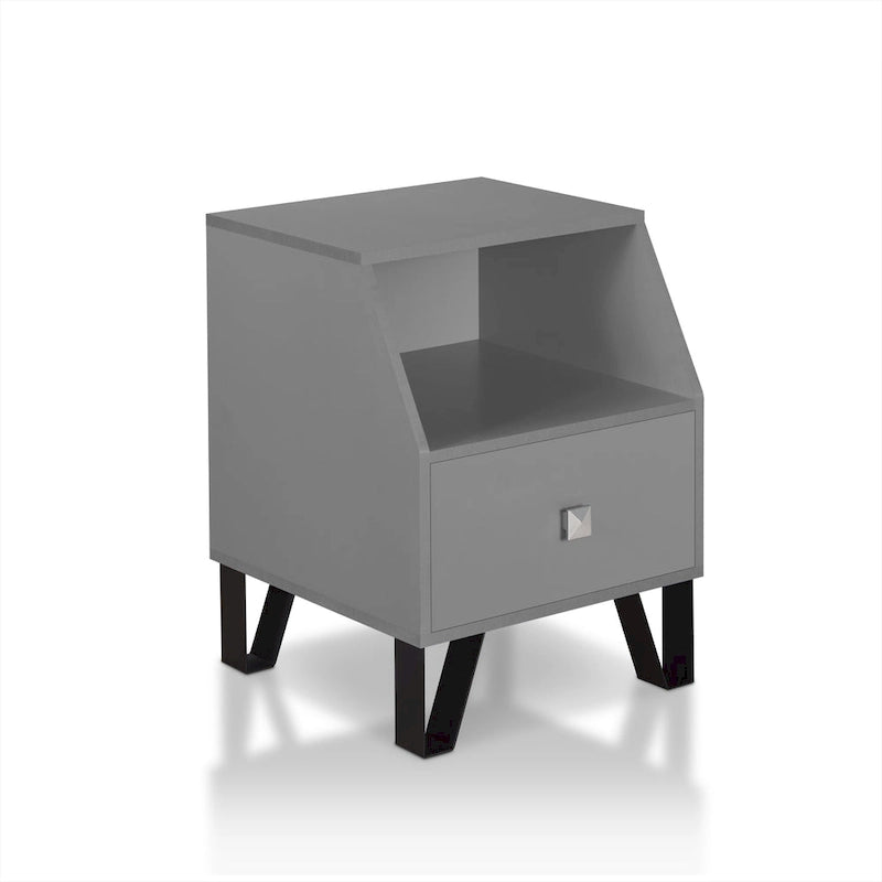 Tavolino con 1 ripiano Kara Contemporary da 16 pollici di Furniture of America