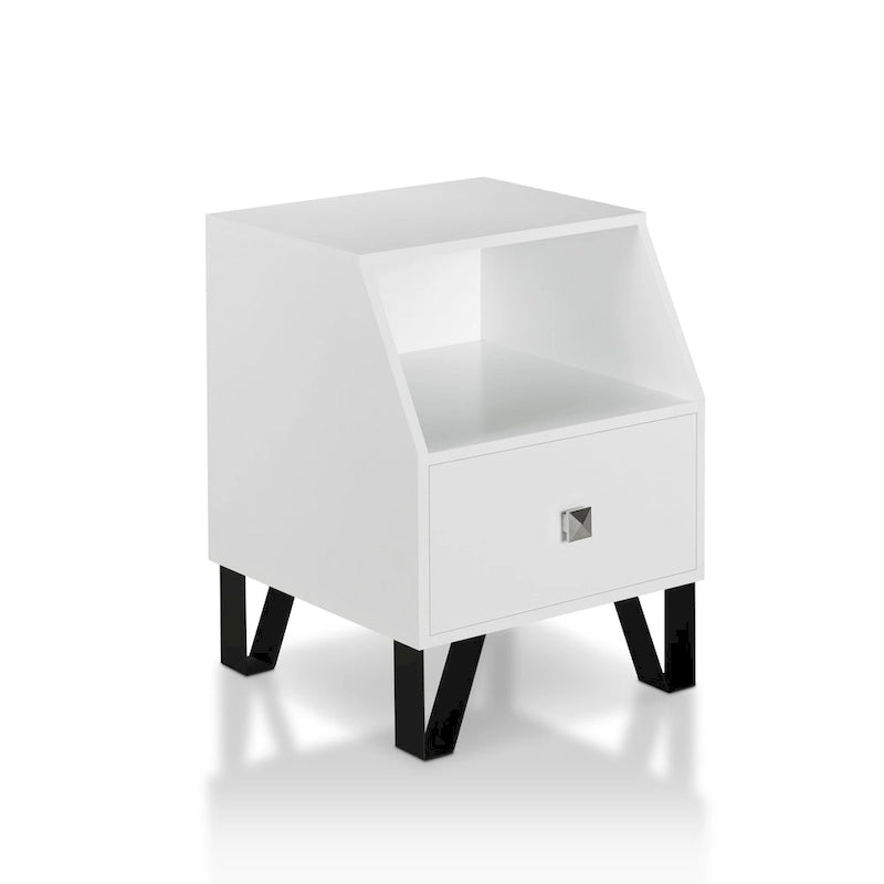 Tavolino con 1 ripiano Kara Contemporary da 16 pollici di Furniture of America