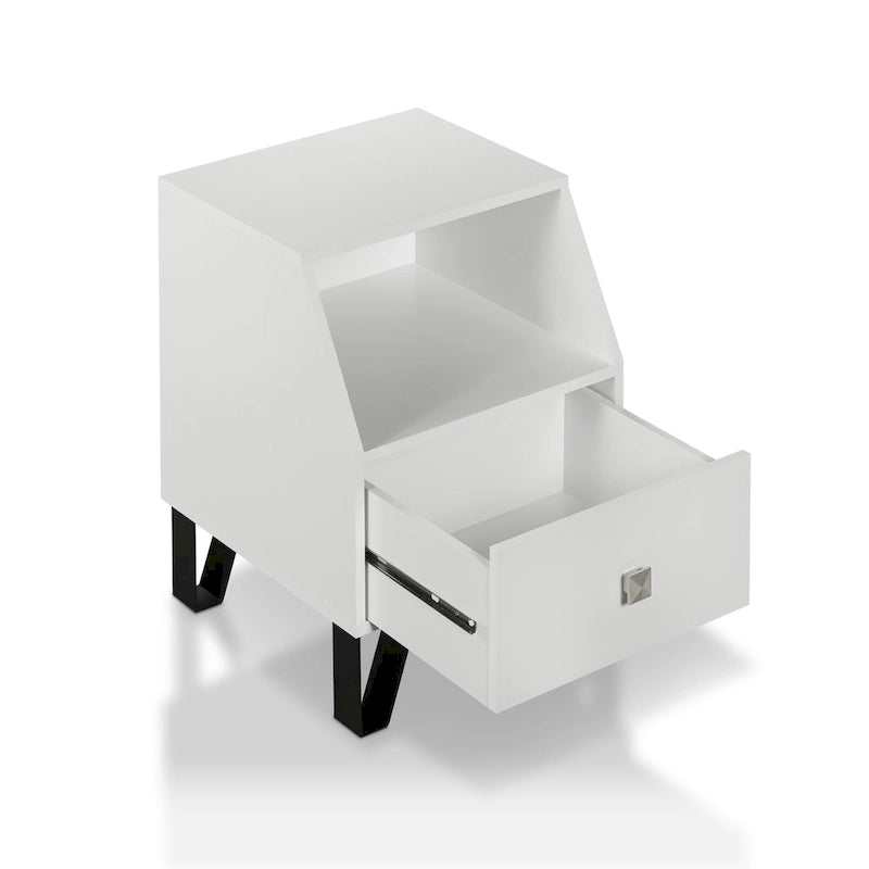 Tavolino con 1 ripiano Kara Contemporary da 16 pollici di Furniture of America