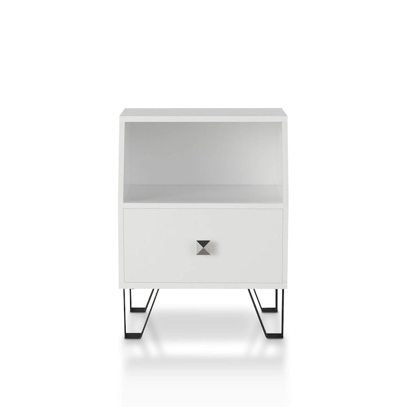 Tavolino con 1 ripiano Kara Contemporary da 16 pollici di Furniture of America