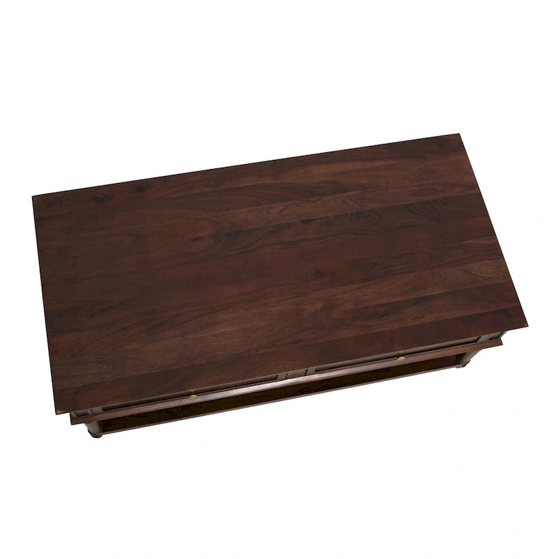 Tavolino da caffè in legno di acacia