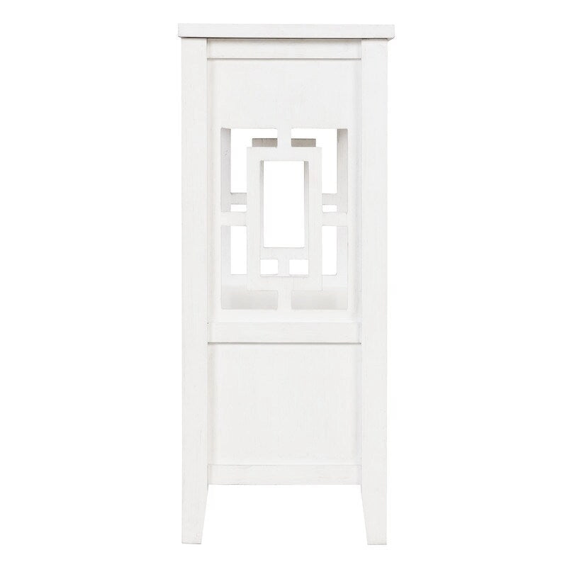 Consolle con 4 cassetti e 1 ripiano portaoggetti per il soggiorno