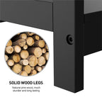 Yaheetech 2-Tier X-Design Console Table Console Tables for Entryway