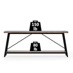 Console/Table de Canapé en Bois Extra Longue de 70,9 Pouces pour Entrée