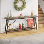 Console/Table de Canapé en Bois Extra Longue de 70,9 Pouces pour Entrée