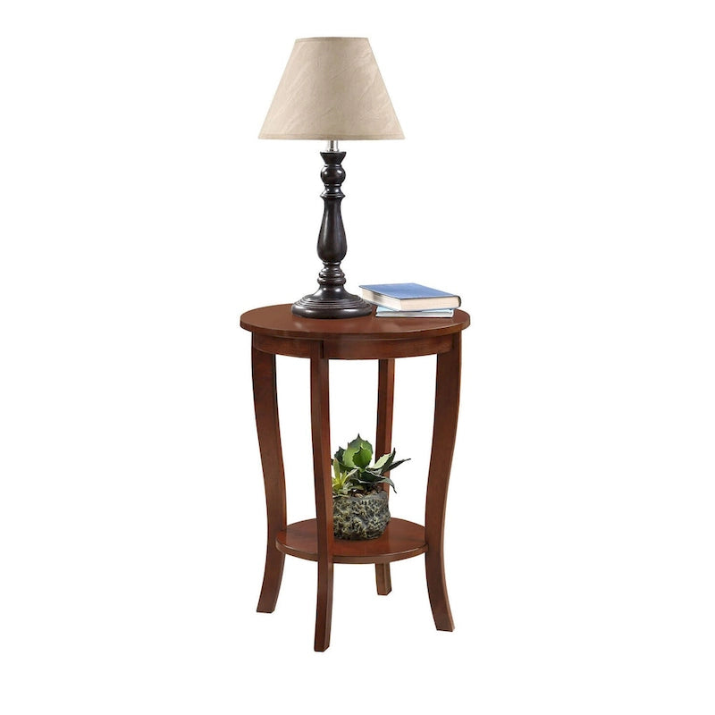 Convenience Concepts American Heritage Tavolino rotondo con ripiano