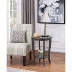 Convenience Concepts American Heritage Tavolino rotondo con ripiano