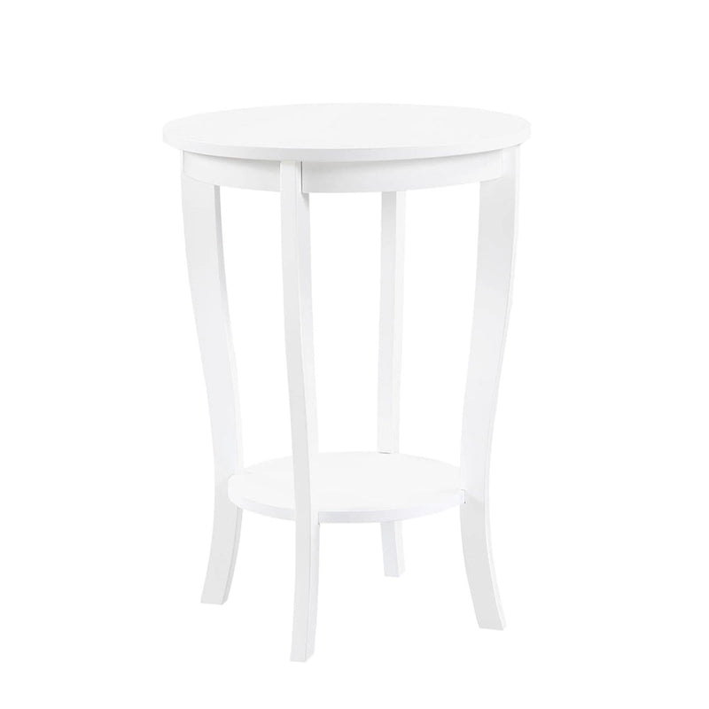 Convenience Concepts American Heritage Tavolino rotondo con ripiano