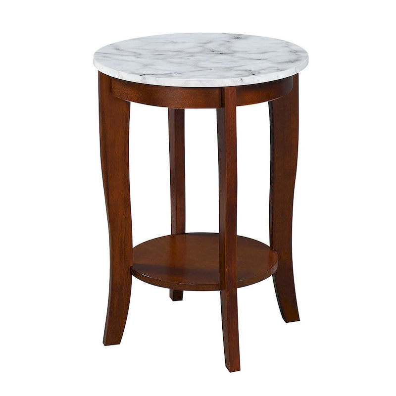 Convenience Concepts American Heritage Tavolino rotondo con ripiano