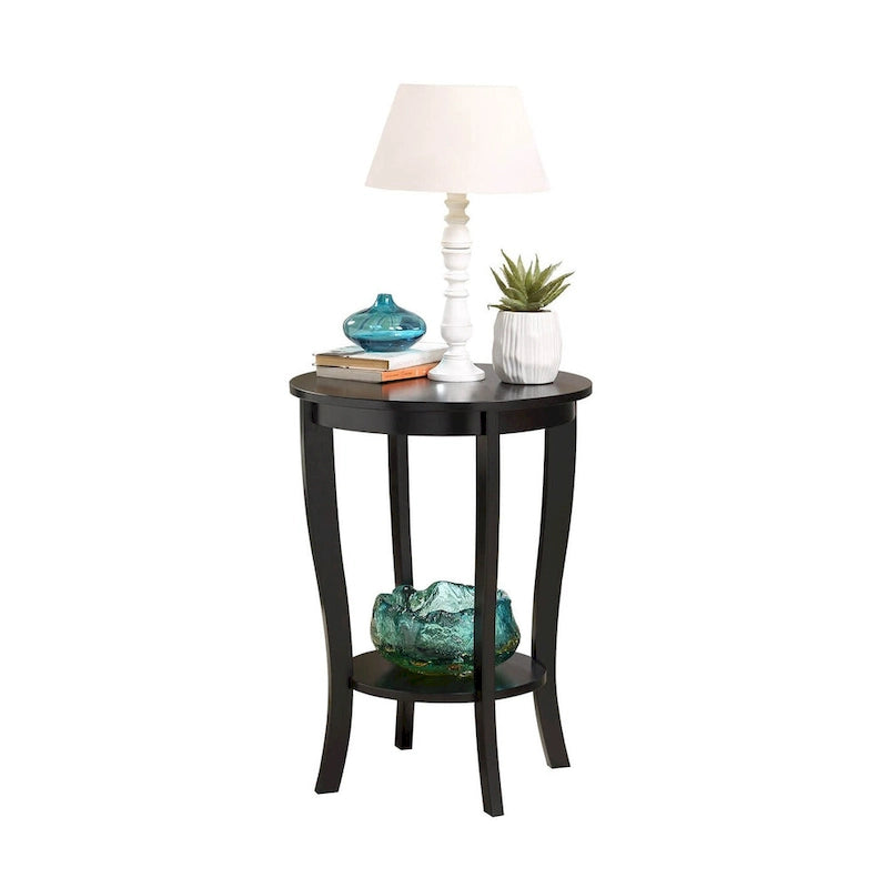 Convenience Concepts American Heritage Tavolino rotondo con ripiano