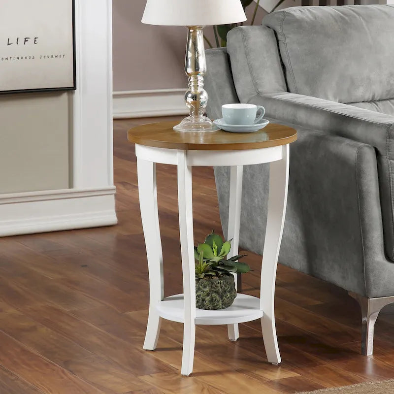 Convenience Concepts American Heritage Tavolino rotondo con ripiano