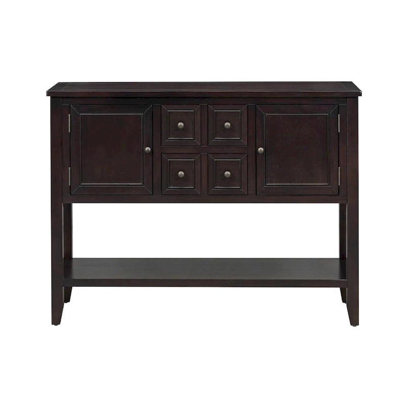 Consolle retrò Nestfair con cassetti e ripiano inferiore