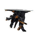 Console in legno di teak con piano in vetro trasparente - Nero - Roche River Decor - 16L x 49P x 32H