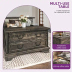 Tavolino quadrato sollevabile Moasis Farmhouse con contenitore